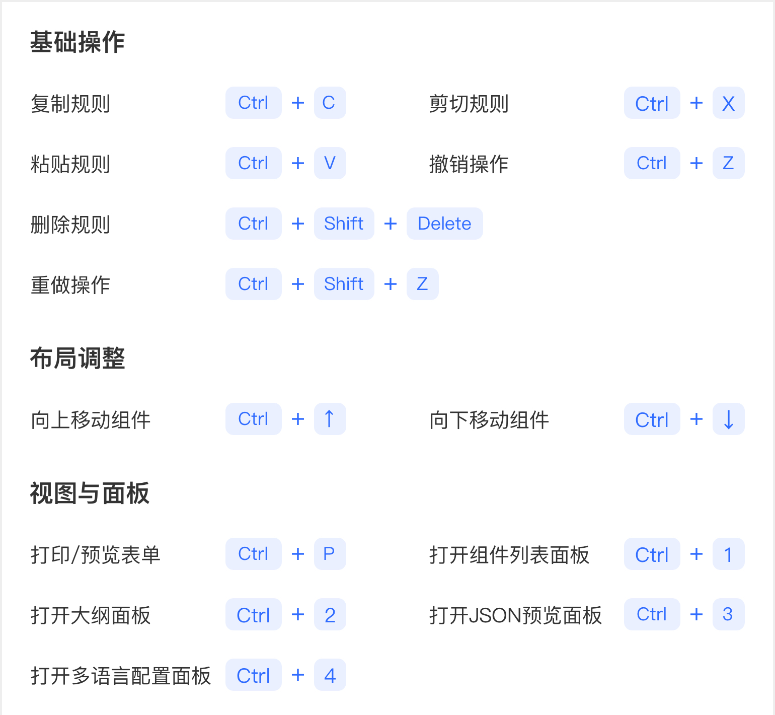 快捷键